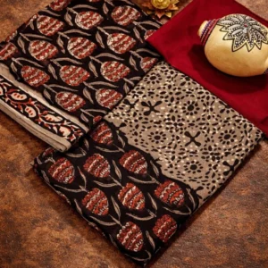 Bagru kurta set unstitched
