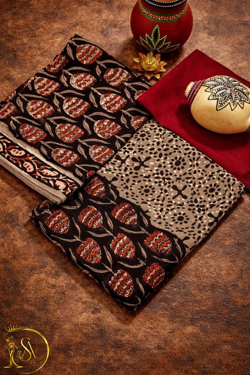 Bagru kurta set unstitched