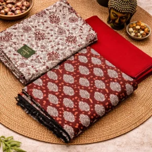 Maroon kurta unstitched