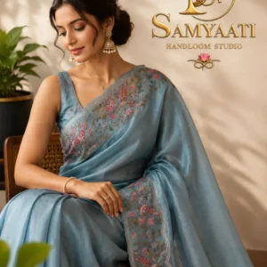 Pure Tissue Party ware saree