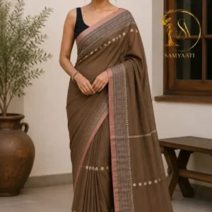Traditional Handloom Narayanpet cotton saree