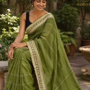 Traditional Handloom Narayanpet cotton saree